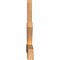 Ekena Millwork Alberta Smooth Timber Gable Bracket, Western Red Cedar, 108"W x 40"H x 3 1/2"D x 5 1/2"F, 9/12 Pitch GBW108X40X0406ALB00SWR - alternate 2